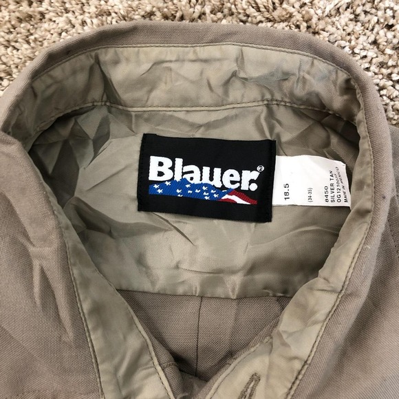 Vintage Collared Button/Zip Long Sleeve Work Jacket - Picture 3 of 4